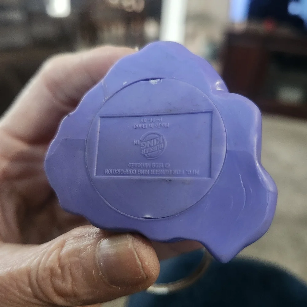 Purple Pokemon Muk Keychain 1999